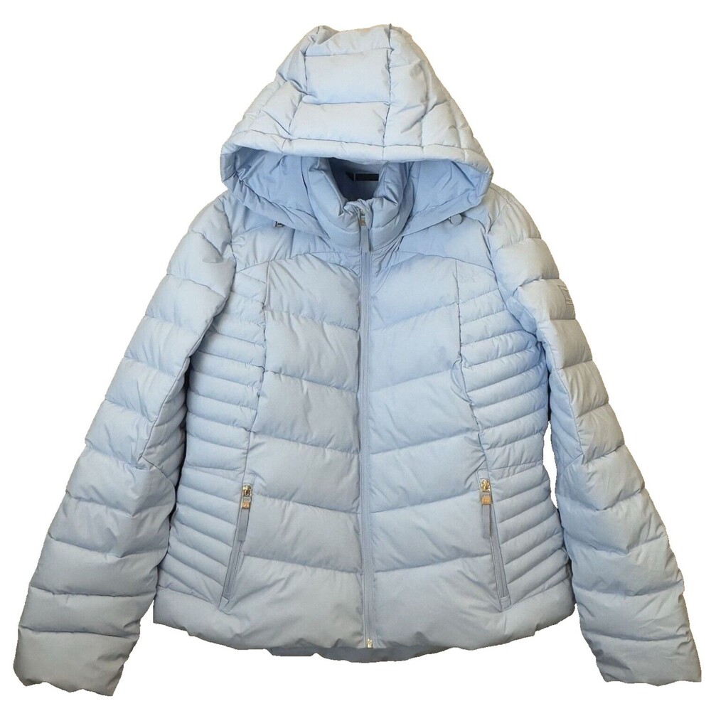 Tommy Hilfiger THFLEX Womens Large Jacket Puffer Water Rain Resistant Wind New